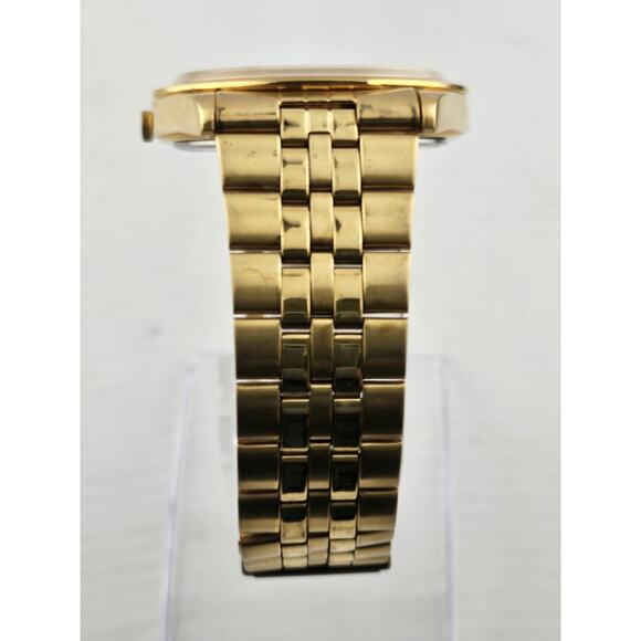 Masonic Seiko Pulsar Quartz Mens Gold Plated 3Y03-0160 New Battery Tested Runs - Picture 3 of 9